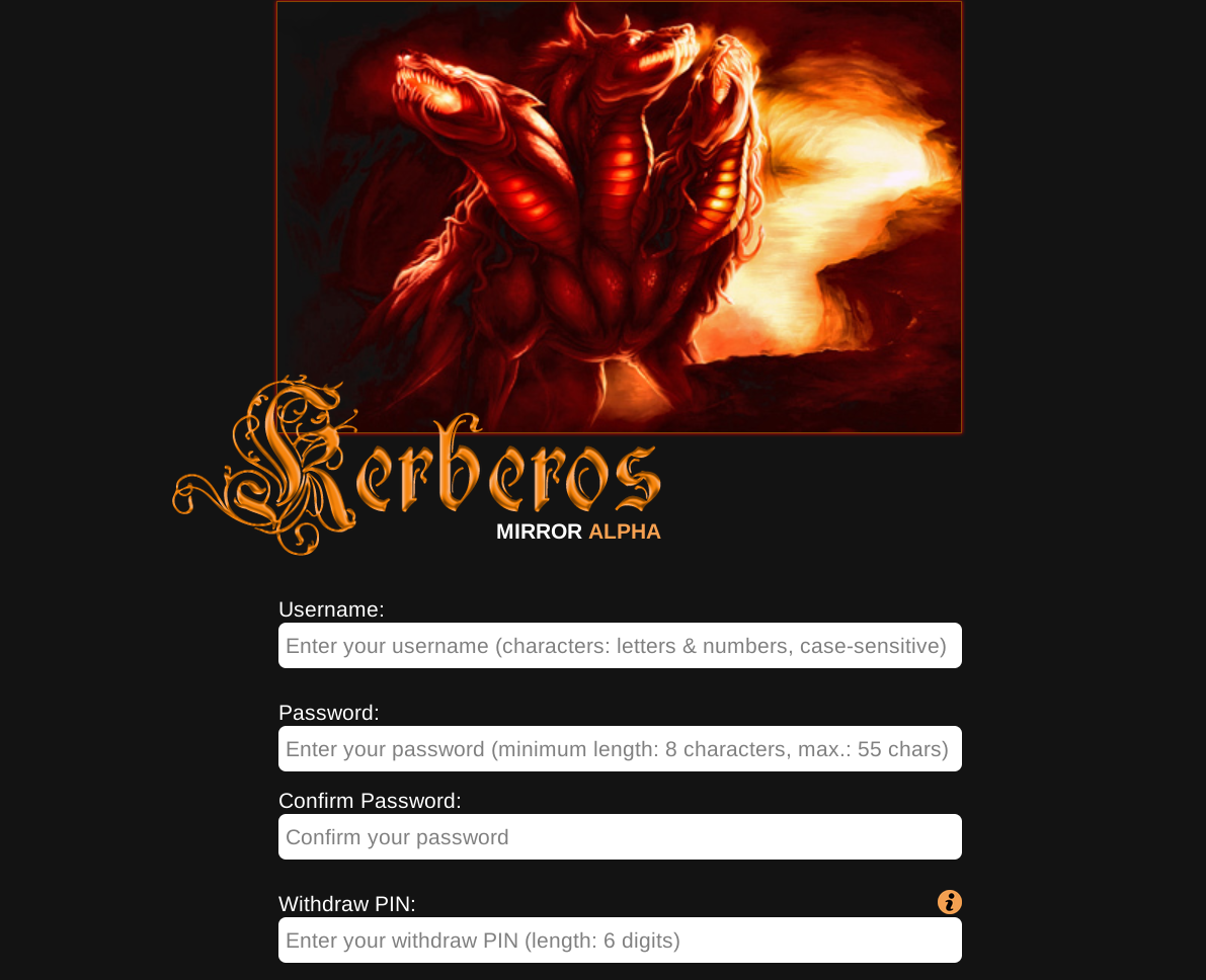 Kerberos Market Registration Interface